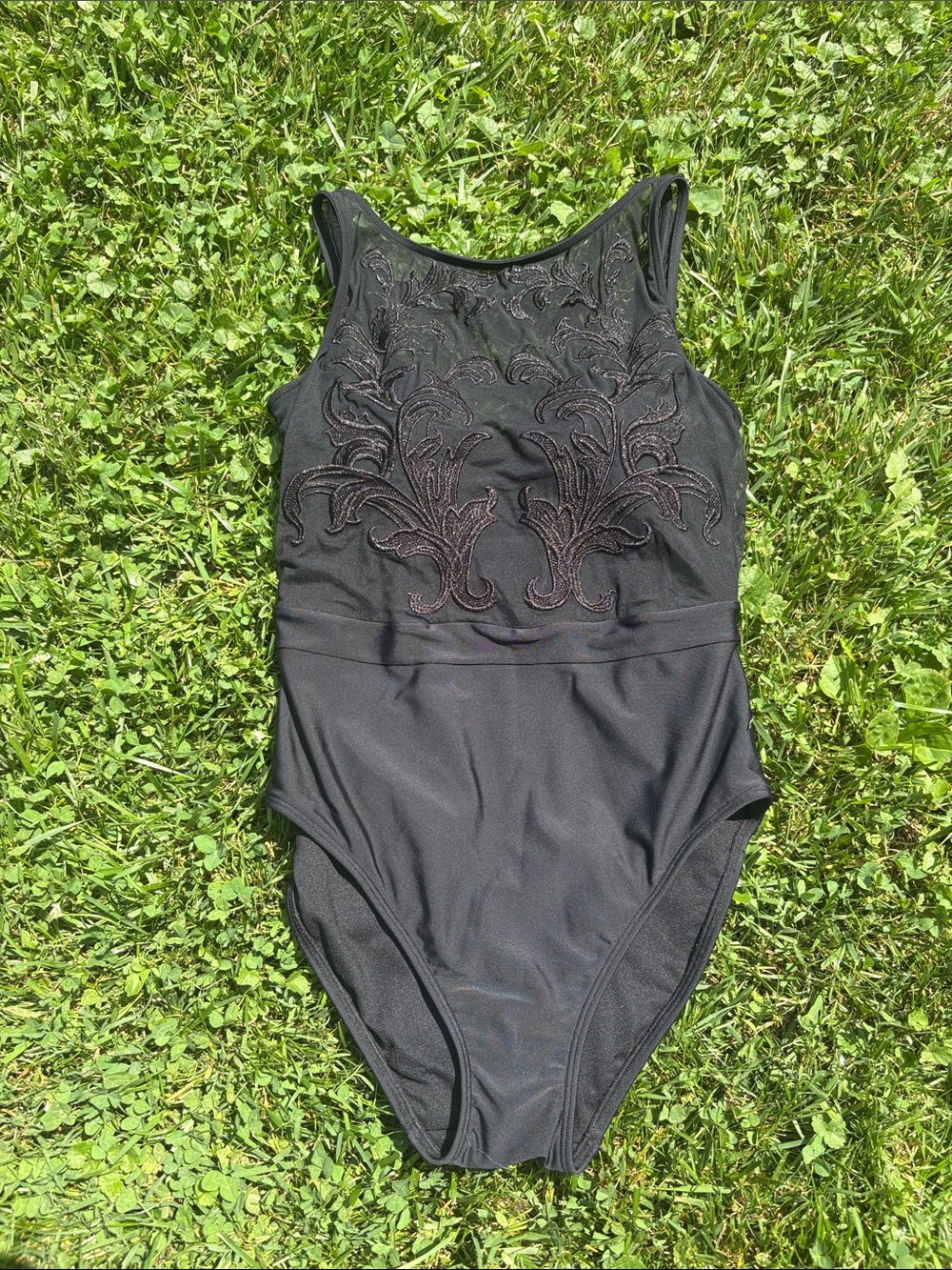 Ted Baker Lace Guipure Swimsuit Black